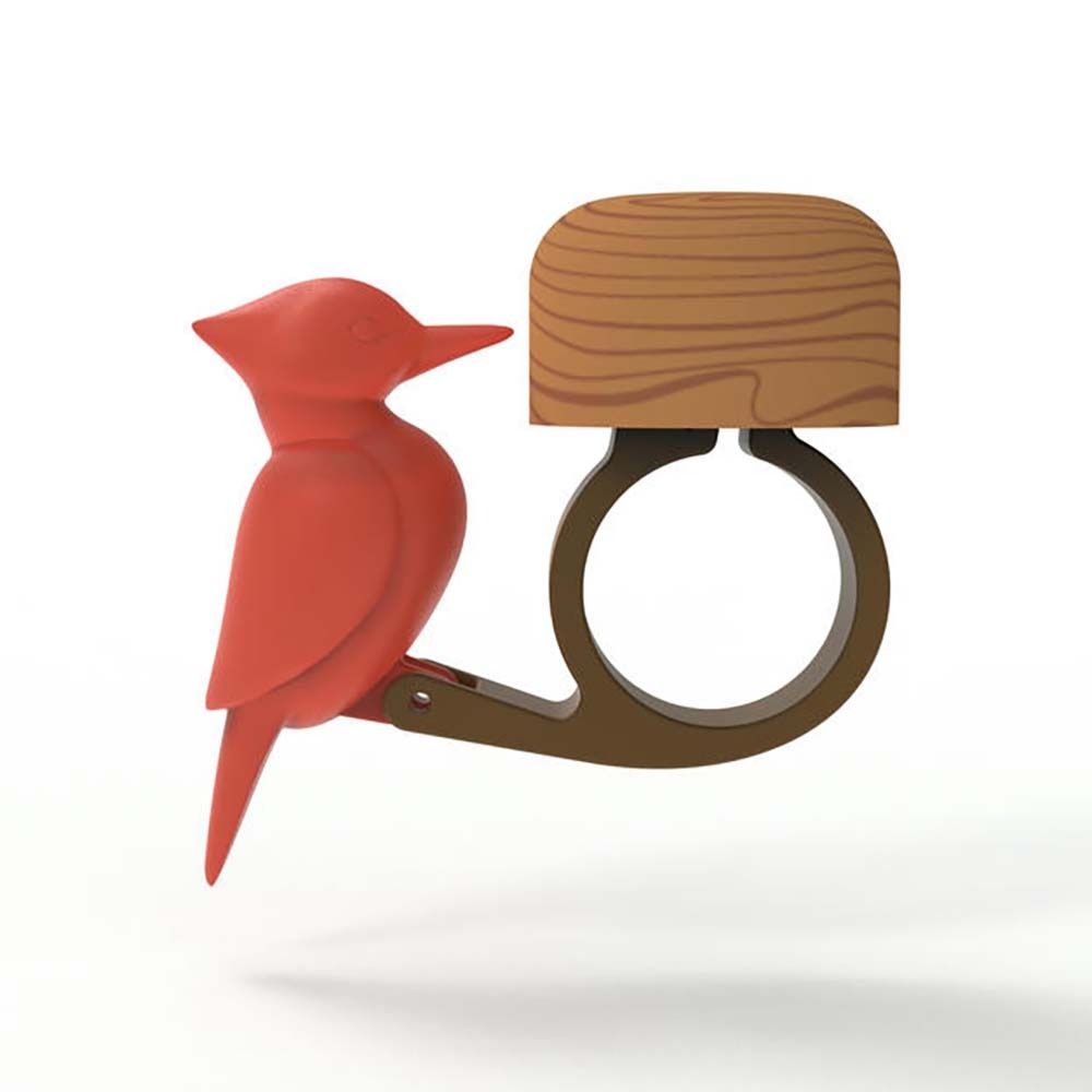 Fahrradklingel-Vogel