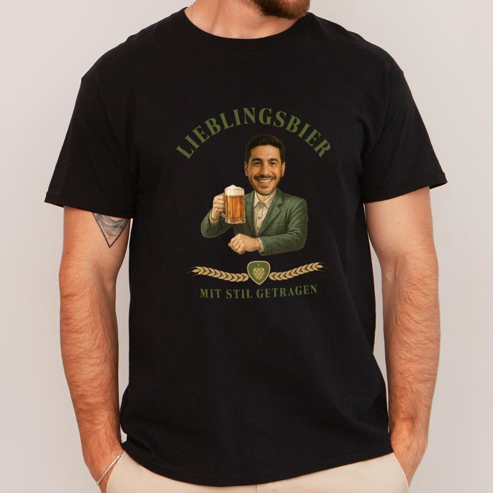 Personalisierbares T-Shirt mit Logo und Gesicht