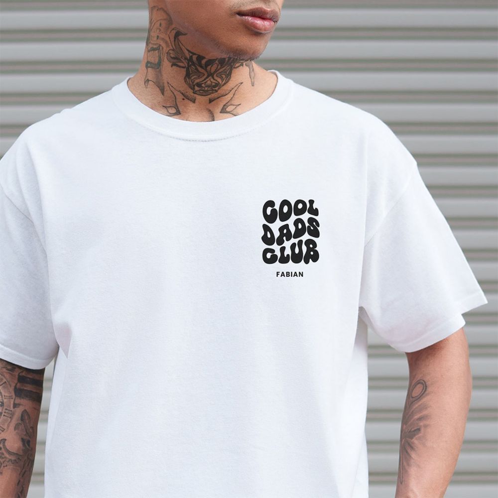 Personalisierbares T-Shirt Cool Moms & Dads Club