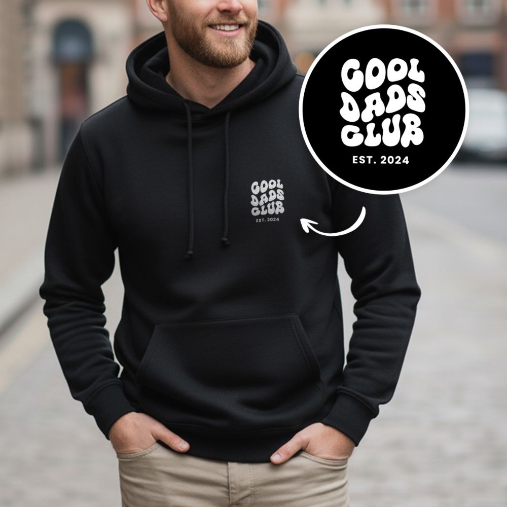 Personalisierbarer Kapuzenpullover Cool Moms & Dads Club