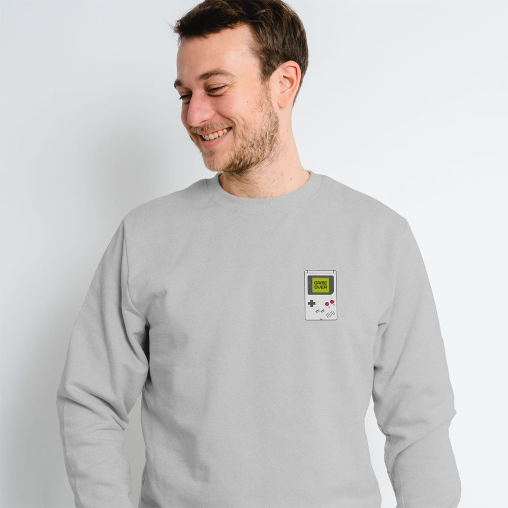 Personalisierbarer Pullover mit Spielkonsole und Namen