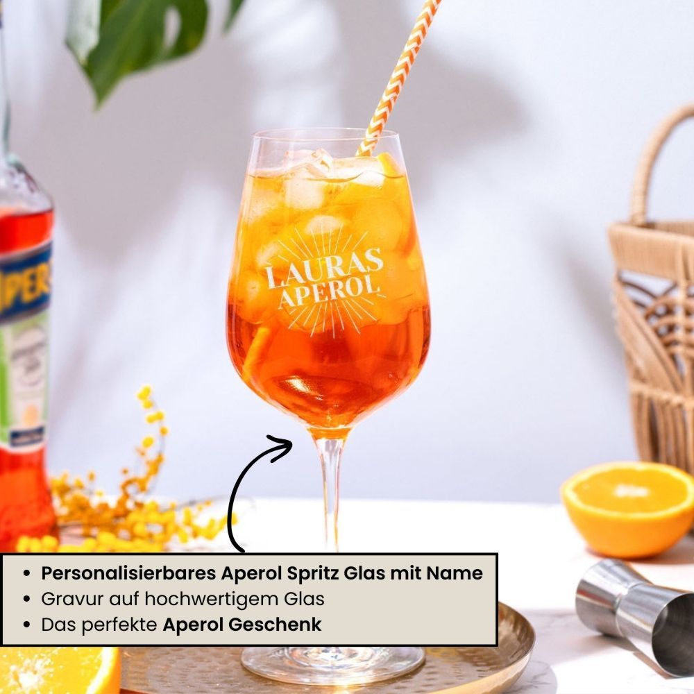 Geschenkset Aperolglas und Bierkrug