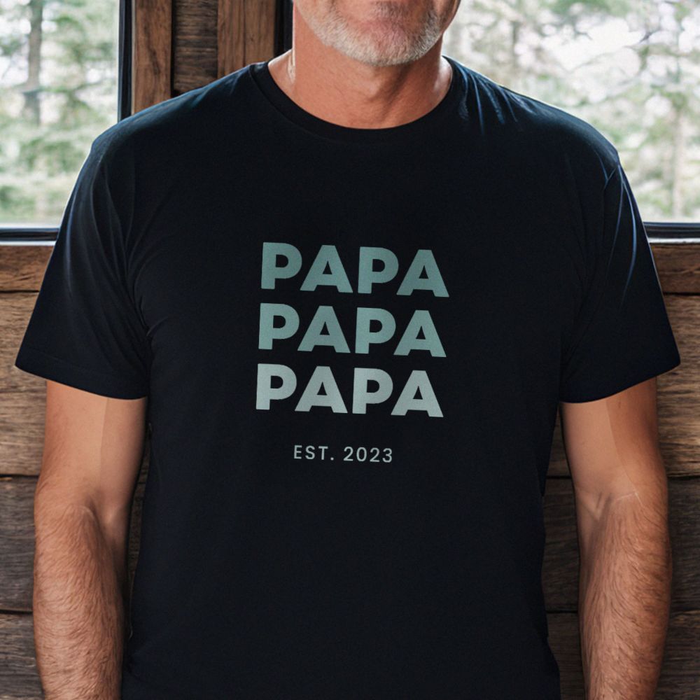Personalisierbares T-Shirt mit 3 Zeilen