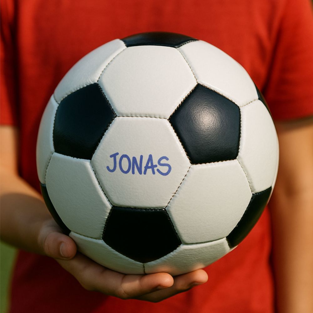 Personalisierbarer Fußball mit Namen