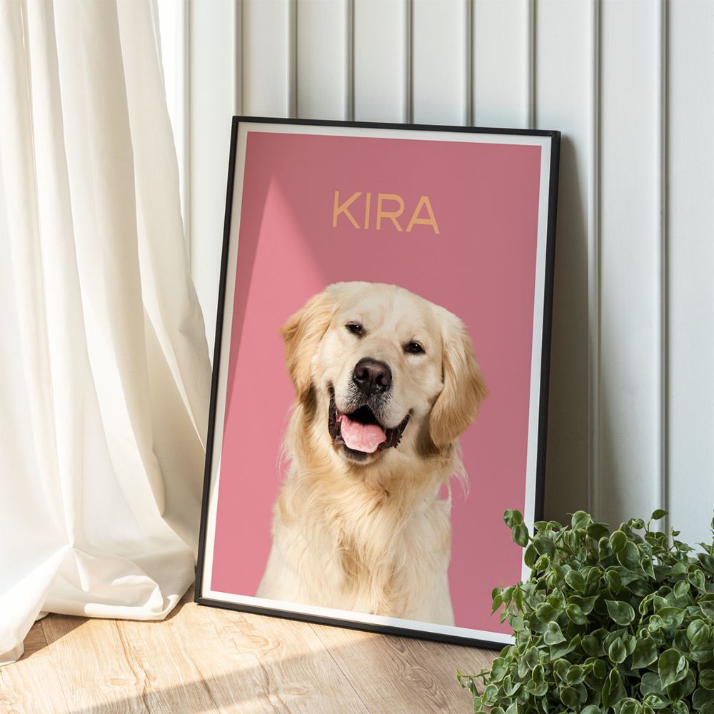 Personalisierbares Poster mit deinem Haustier