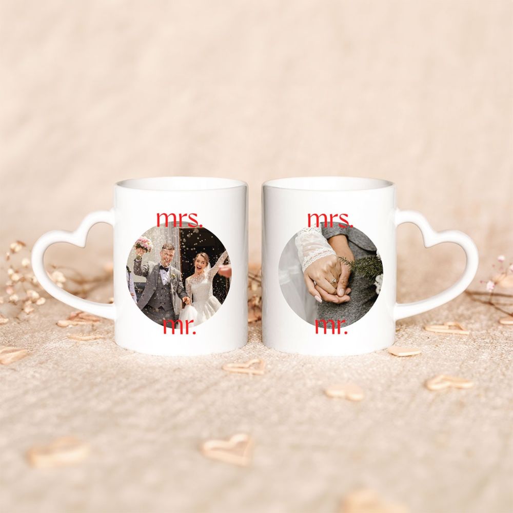 Personalisierbare Tasse mit Foto und Text