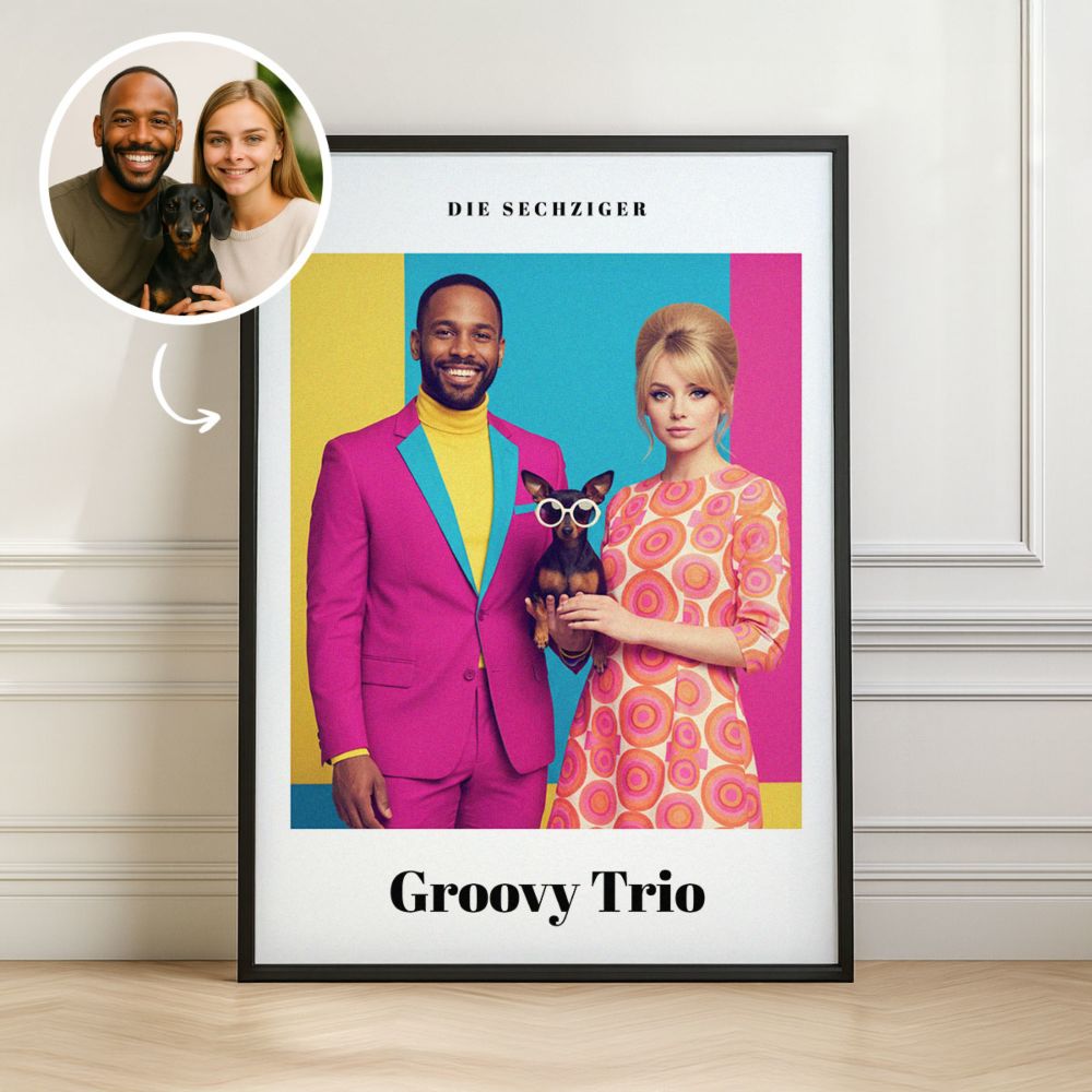 Personalisierbares Zeitreise Poster