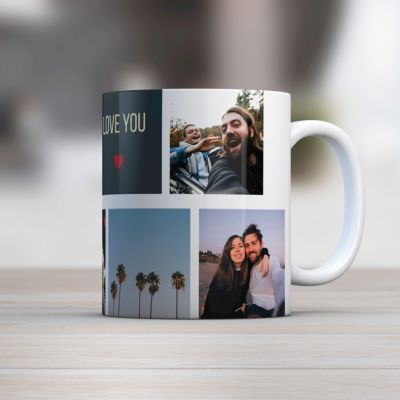 Abschiedsgeschenk personalisierbare Tasse mit Fotos