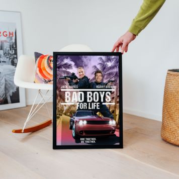 Personalised Bad Boys Movie Poster - Design