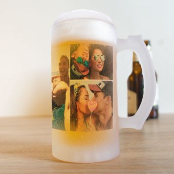 Personalised Photo Beer Mug - Design