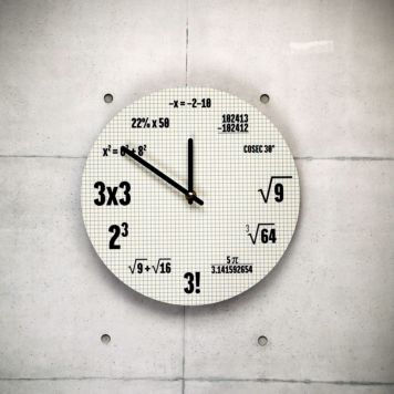Mathematik Uhr - Design