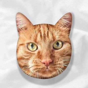 Pet Mushion™ – Personalised Pet Cushion - Round cat