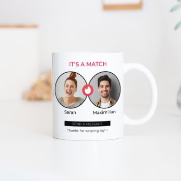 Personalised ‘It’s a Match’ Mug