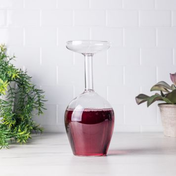 Upside Down Wine Glass - Set of 2