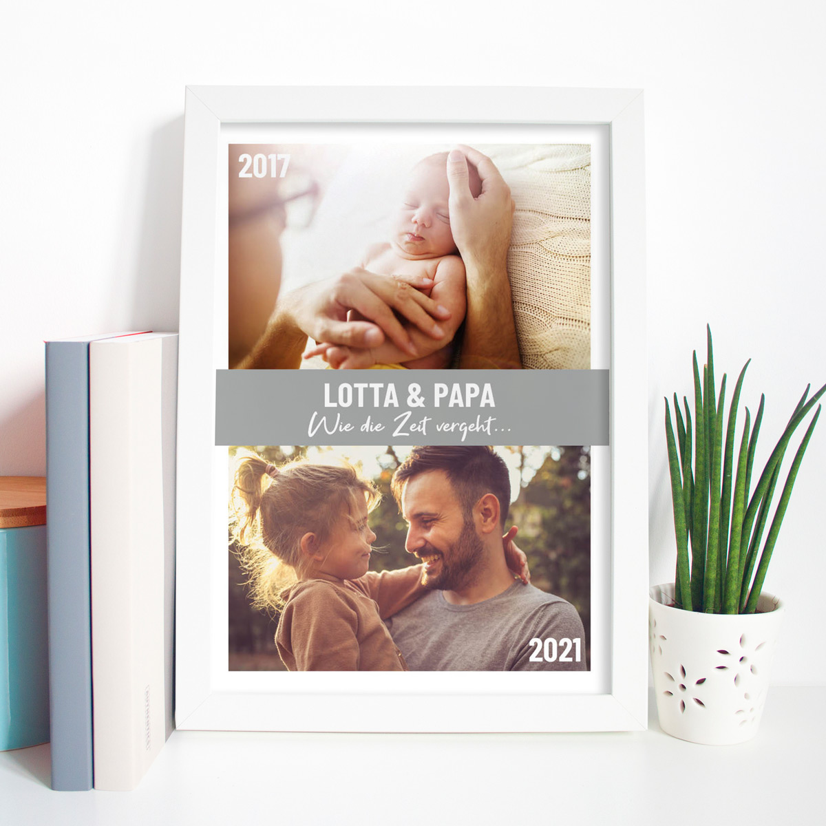Vatertagsgeschenke personalisierbares Poster mit Bildern